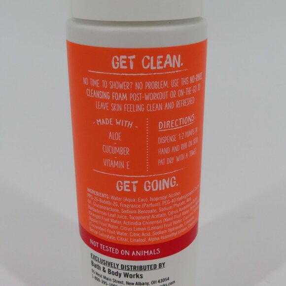 Bath and Body Works 6oz Shower in a Bottle On The Go Foam Active Skincare NEW - Picture 6 of 9